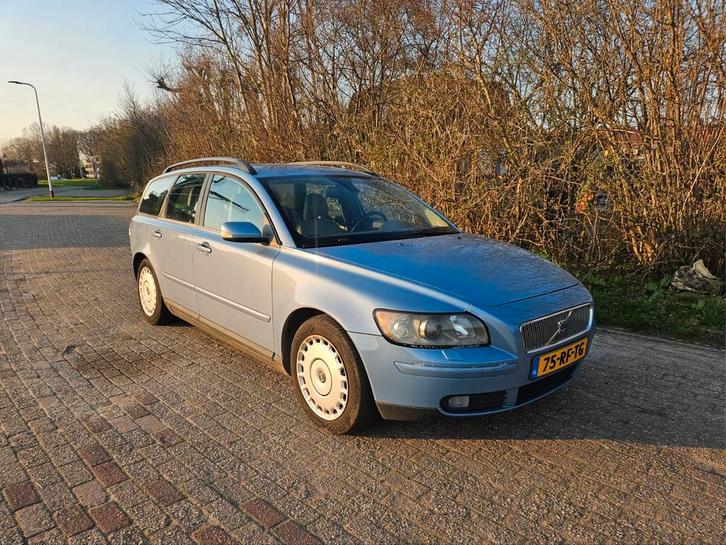 Volvo V50 2.4 140PK Geartronic automaat 2005 Blauw, Auto's, Volvo, Particulier, V50, ABS, Airbags, Airconditioning, Alarm, Bluetooth