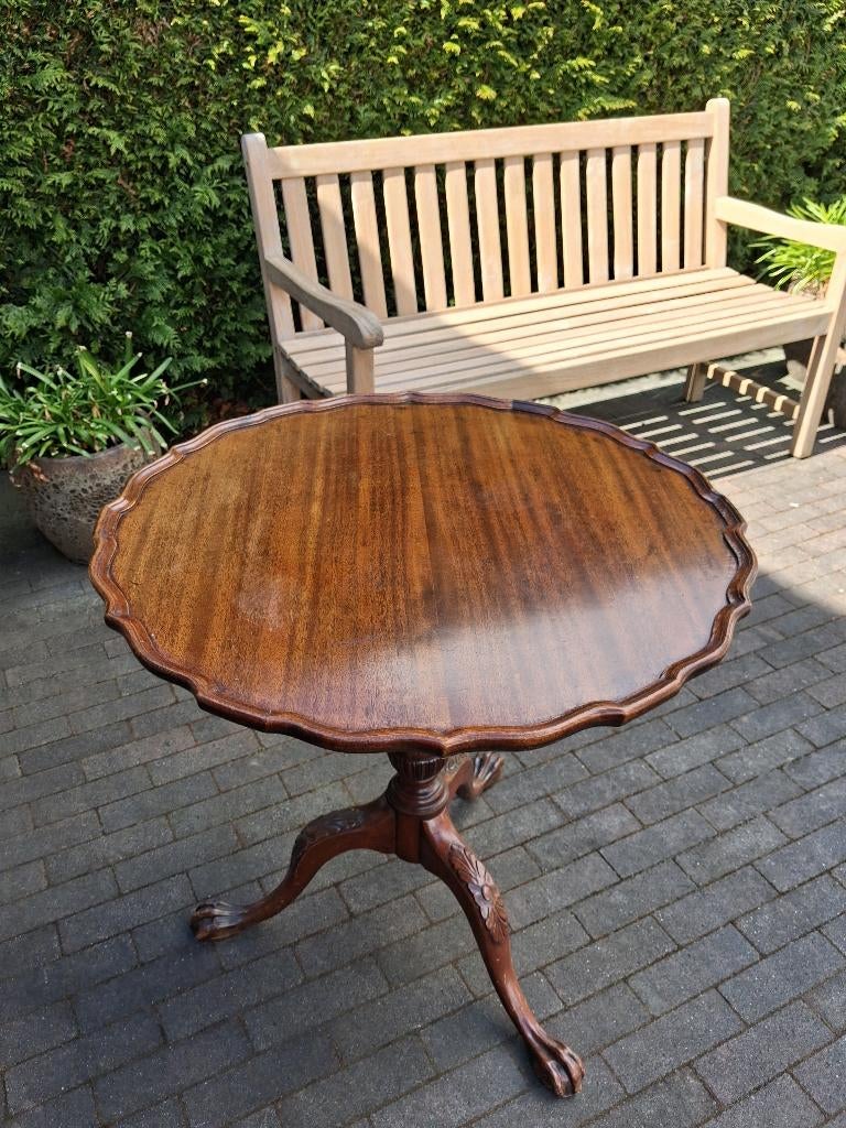 antieke wijntafel, Ophalen