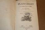 Plainsong voor iedereen. B.-A. Bauwens. 1861., Ophalen of Verzenden