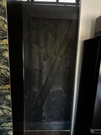 Industriële houten schuifdeur met rails en beslag – compleet, Doe-het-zelf en Verbouw, Deuren en Horren, 100 tot 120 cm, 215 cm of meer