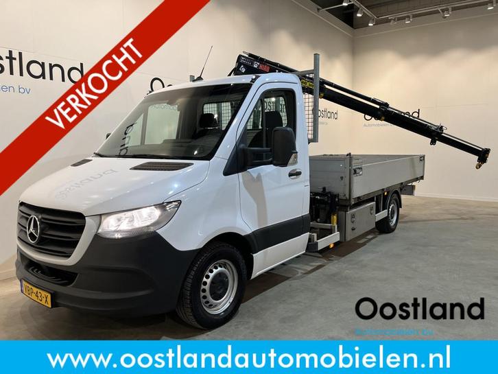 Mercedes-Benz Sprinter 314 CDI RWD L3 Open Laadbak / Hiab T-, Auto's, Bestelauto's, Bedrijf, Te koop, ABS, Airconditioning, Alarm
