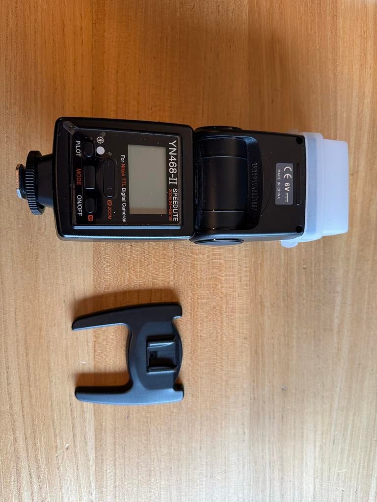 Yongnuo YN468-II Speedlite Flitser voor Nikon, Ophalen of Verzenden, Gebruikt, Nikon, Kantelbaar