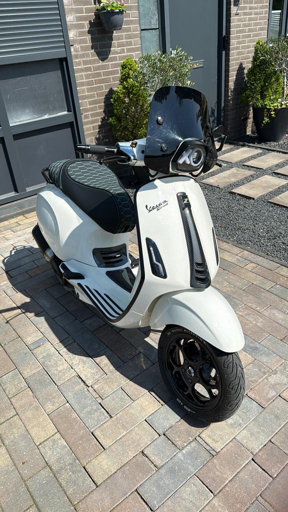 Vespa Sprint iGet 80cc Malossi –Net Gereviseerd–Veel Malossi, Fietsen en Brommers, Scooters | Piaggio, Ophalen, Gebruikt, Overige modellen