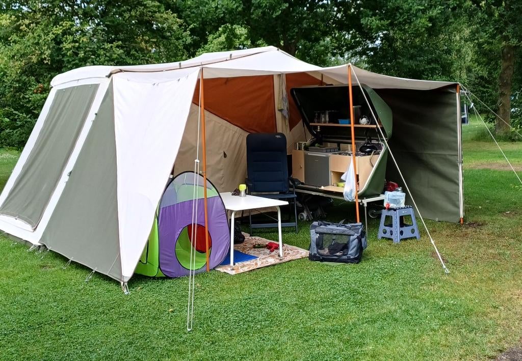 Holtkamper Cocoon met keuken in een koop lees tekst!, Caravans en Kamperen, Ophalen, Aanwezig, Holtkamper, Tot en met 2