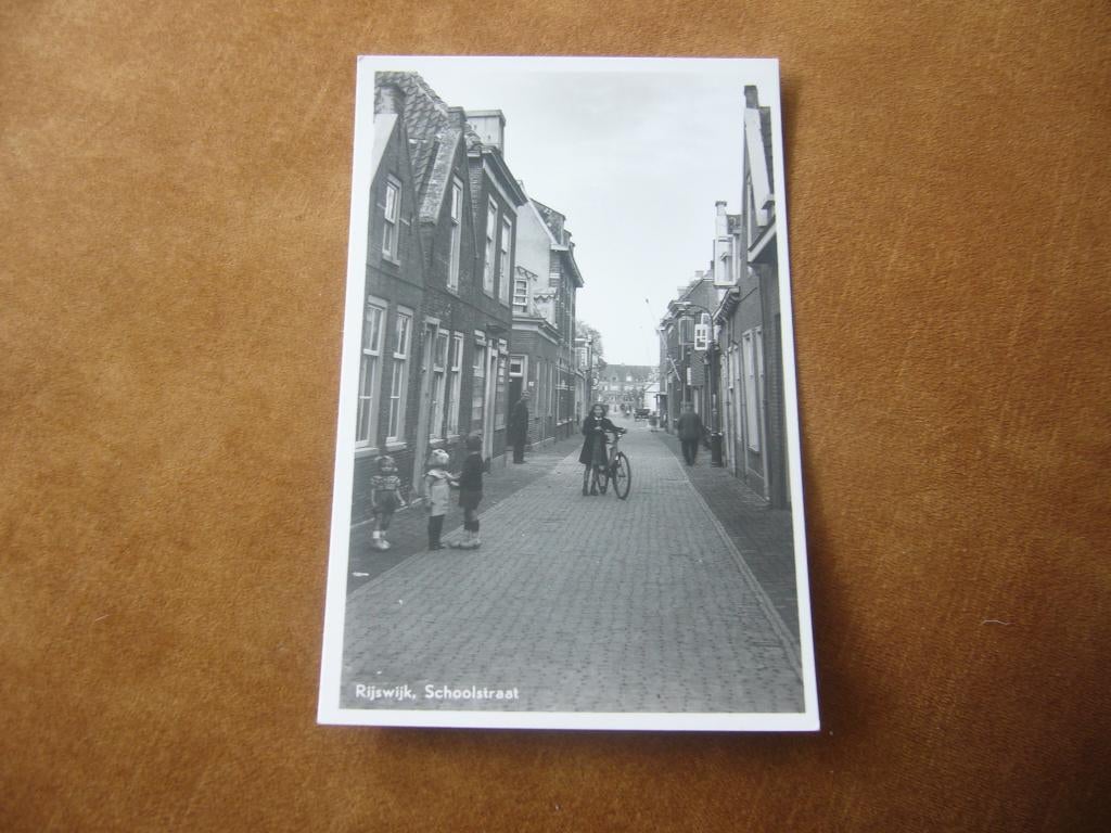 RIJSWIJK  =  SCHOOLSTRAAT, Ophalen of Verzenden, 1940 tot 1960, Ongelopen, Zuid-Holland