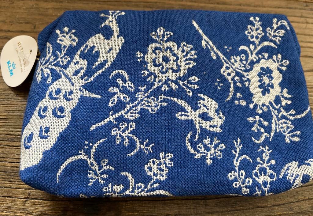 KLM Rituals Limited Edition Reisetui Amenity Kit, Ophalen of Verzenden, Nieuw, Blauw, Dame