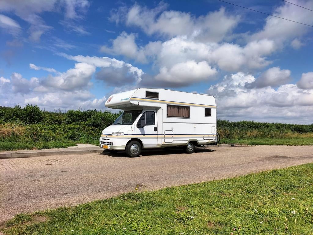 Fiat Ducato 2.5 tdi Eura Mobil, Caravans en Kamperen, Buitenlamp, Alkoof, Ringverwarming, Fiat