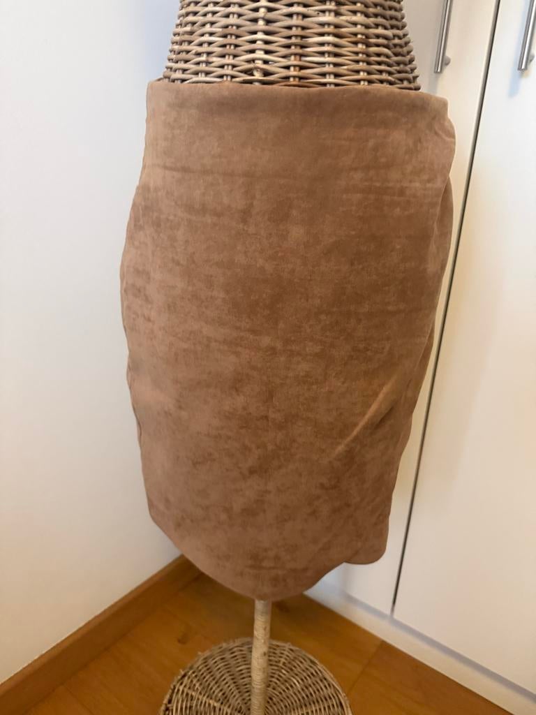 Josh V suède rok - Nieuw met kaartje, Maat 38/40 (M), Bruin, Nieuw, Ophalen of Verzenden