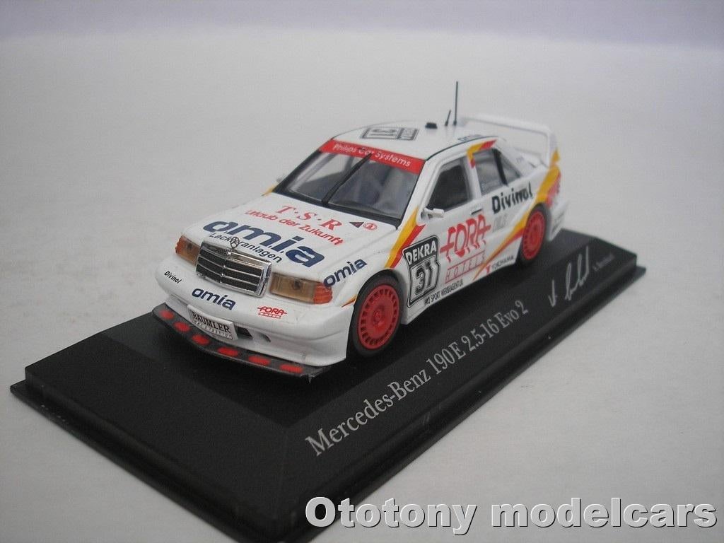 Mercedes Benz 190E 2.5-16 EVO2 #31 DTM 1994 1/43 Minichamps, Ophalen of Verzenden, Nieuw, Auto, MiniChamps