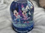 Disney Disneyland Parijs 30 jaar sneeuwbol Mickey Minnie, Ophalen of Verzenden, Mickey Mouse, Zo goed als nieuw, Beeldje of Figuurtje