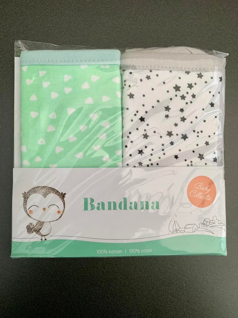 TE KOOP: bandana slabbetjes/babysjaaltjes voor jongen NIEUW, Ophalen of Verzenden, Nieuw