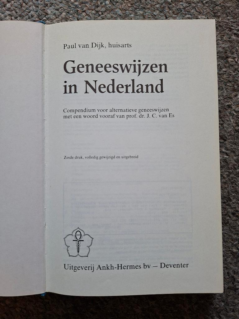 Geneeswijzen in Nederland, Gelezen, Sociale wetenschap, Paul van Dijk, Ophalen of Verzenden