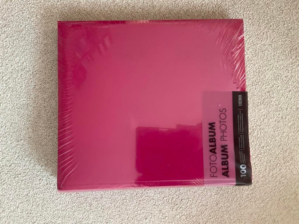 Nieuw HEMA Fotoalbum - Roze, nog in verpakking, Ophalen of Verzenden, Nieuw, Fotoalbum
