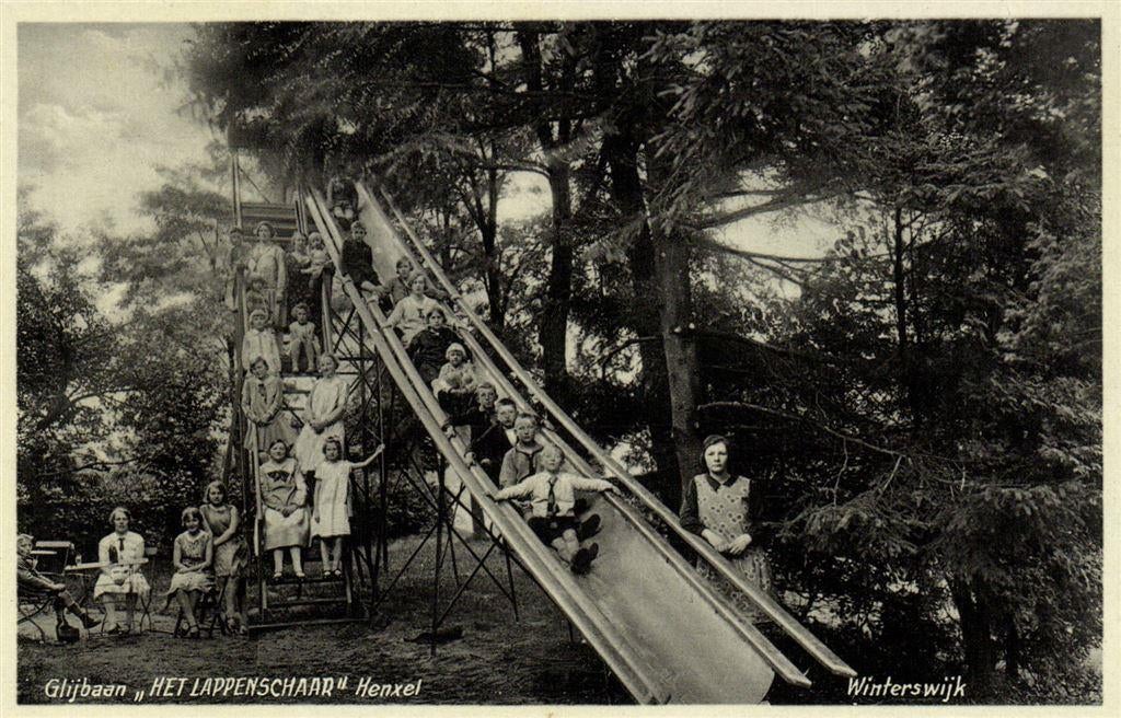 Glijbaan Het Lappenschaar Henxel - Winterswijk - ongelopen, Ophalen of Verzenden, Voor 1920, Ongelopen, Gelderland