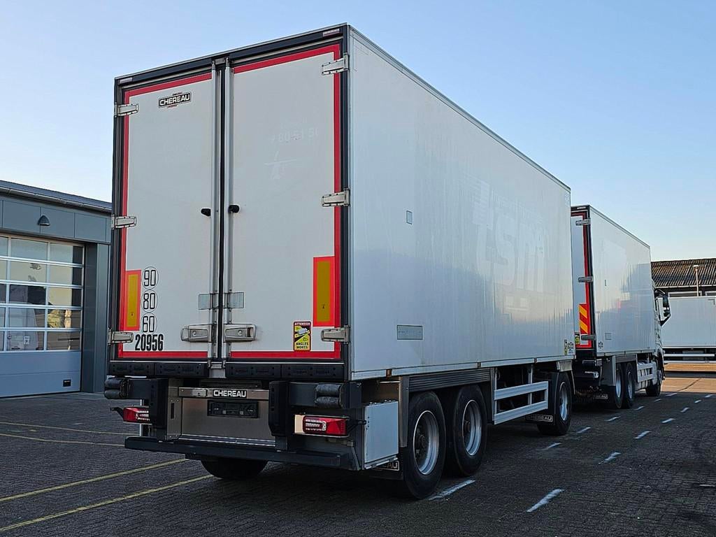 CHEREAU 3 AXLE FRIGO thermoking meatrails, Wit, Bedrijf, Aanhangers en Opleggers, Te koop