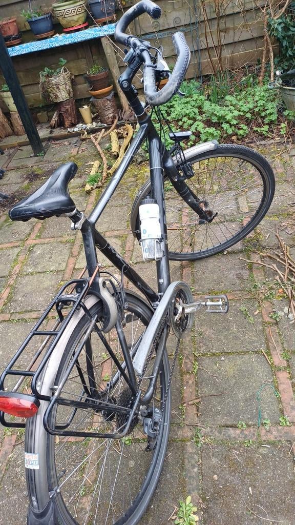 Hybride sportfiets, maat 57, 28 inch, Gebruikt, 56 cm of meer, Meer dan 20 versnellingen