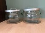 2 Ikea Voorraadpotten Glas, Ophalen, Gebruikt