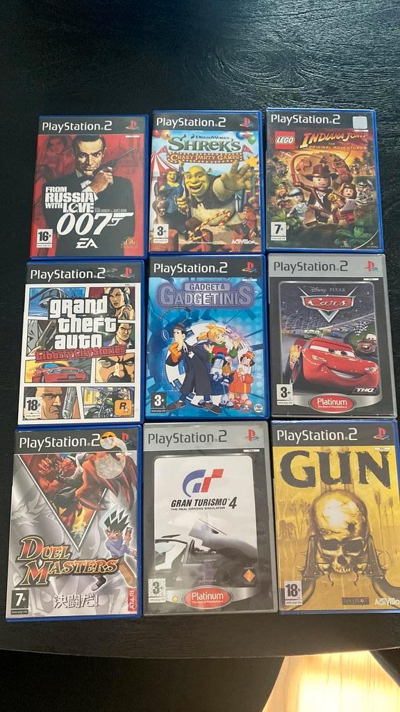 PlayStation 2 spellen 9 stuks!, Spelcomputers en Games, Games | Sony PlayStation 2, Zo goed als nieuw, Racen en Vliegen, 3 spelers of meer