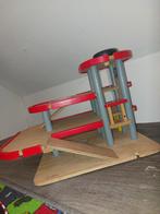 Houten autogarage, Kinderen en Baby's, Speelgoed | Houten speelgoed, Ophalen, Gebruikt, Overige typen