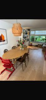 Goossens ovale eettafel Sanoa - 200x110 cm, ZGAN, Ophalen, 100 tot 150 cm, Zo goed als nieuw, Vijf personen of meer