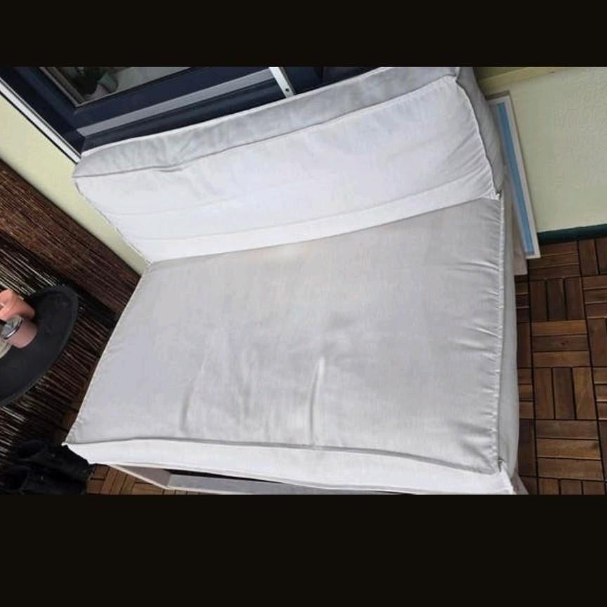 Palletbank Kwantum met kussens, Ophalen, Gebruikt, Modern, Lounge, Tweepersoons