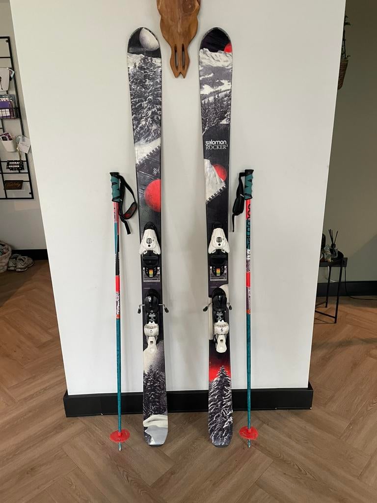 Salomon 90 rocker 2 skis 180cm, Sport en Fitness, Skiën en Langlaufen, Ophalen, 160 tot 180 cm, Salomon, Zo goed als nieuw