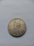 50 Schilling Salzburg University 1972 20 g 0.9 silver, Ophalen of Verzenden, Oostenrijk, Zilver