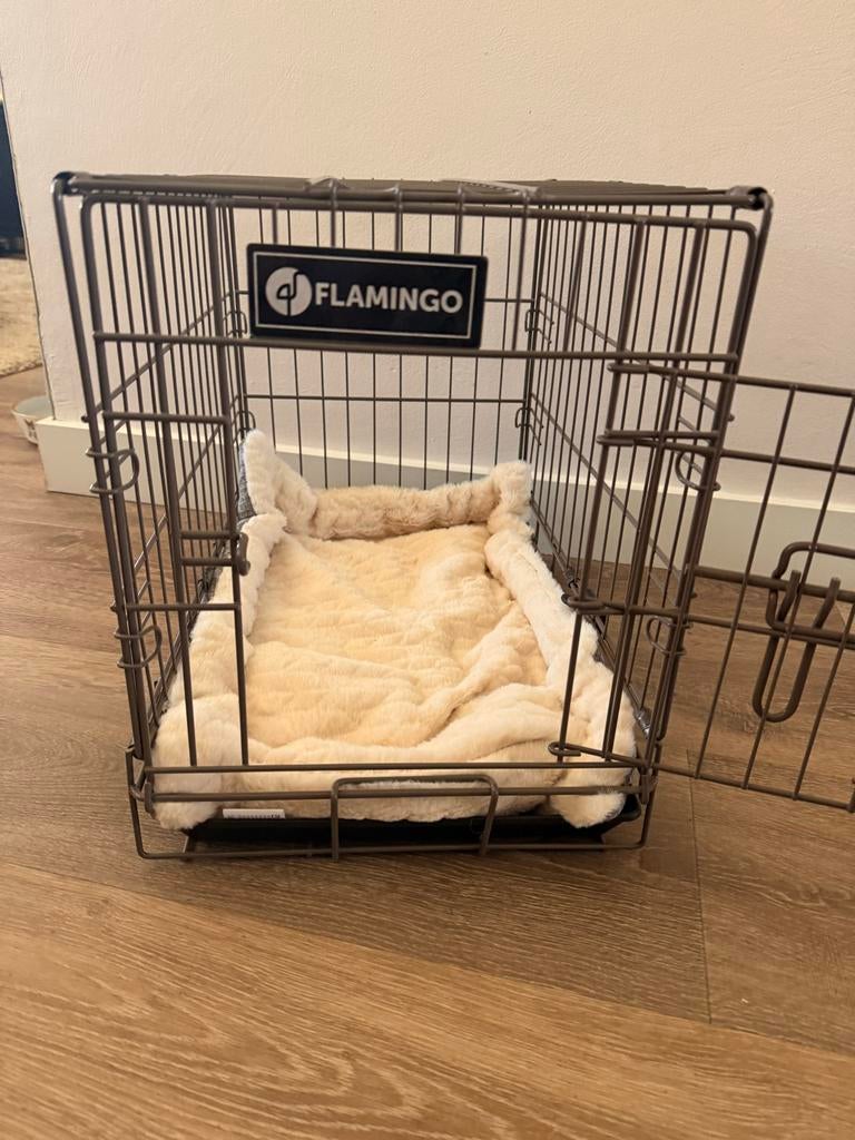 Flamingo bench maat XS, Dieren en Toebehoren, Hondenbenches, Ophalen, Zo goed als nieuw