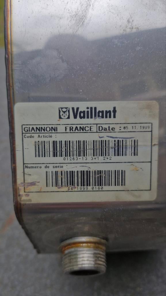 Vaillant VHR 18-22c branderhuis / warmtewisselaar, Ophalen of Verzenden, Minder dan 60 cm, Cv-ketel of Combi-ketel, 30 tot 80 cm