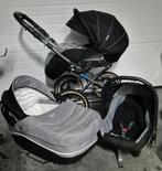 Kinderwagen met reiswieg en autostoeltje, Gebruikt, Verstelbare duwstang, Ophalen, Kinderwagen