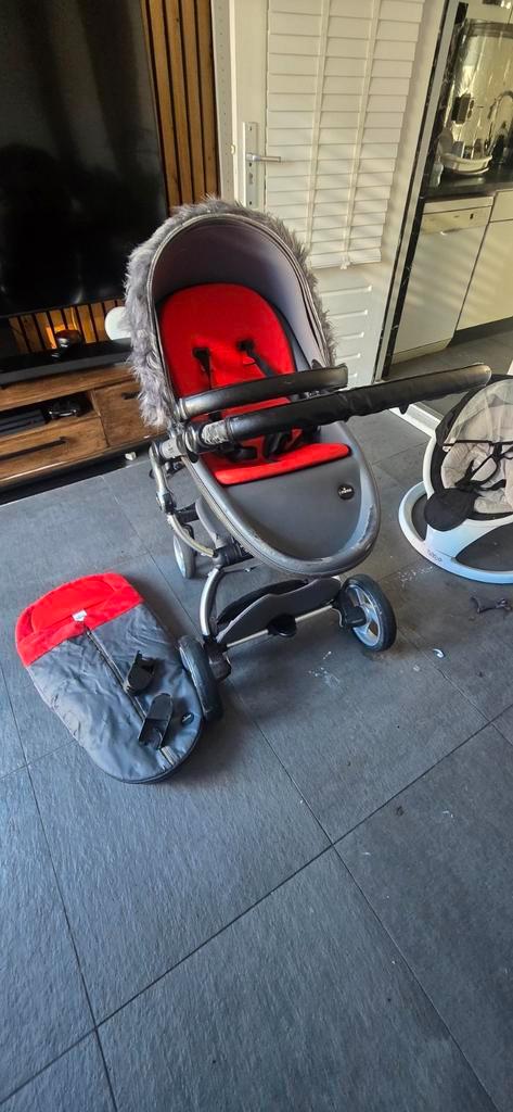 Mima Xari Kinderwagen met reiswieg en bontkap, Kinderen en Baby's, Kinderwagens en Combinaties, Ophalen of Verzenden