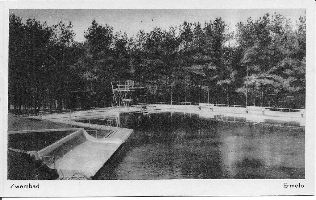 Ermelo Zwembad., Ophalen of Verzenden, 1940 tot 1960, Ongelopen, Gelderland