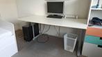 IKEA Galant bureau 160x80cm - Wit, Ophalen, Demontabel, Gebruikt, IKEA
