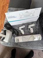 Oculus Quest 2 met Anker oplaadstation en controllers, Ophalen, Zo goed als nieuw, VR-bril, Overige platformen