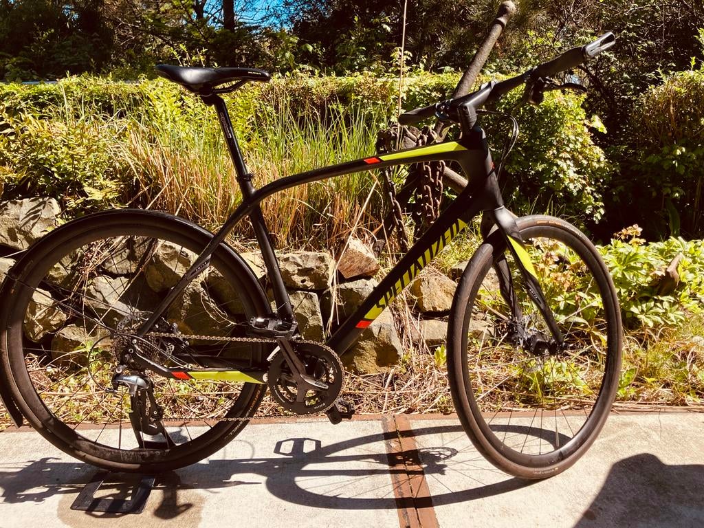 Specialized Cirrus Full Carbon Fitnessfiets, 28 inch, Zo goed als nieuw, 15 tot 20 versnellingen, 57 tot 61 cm