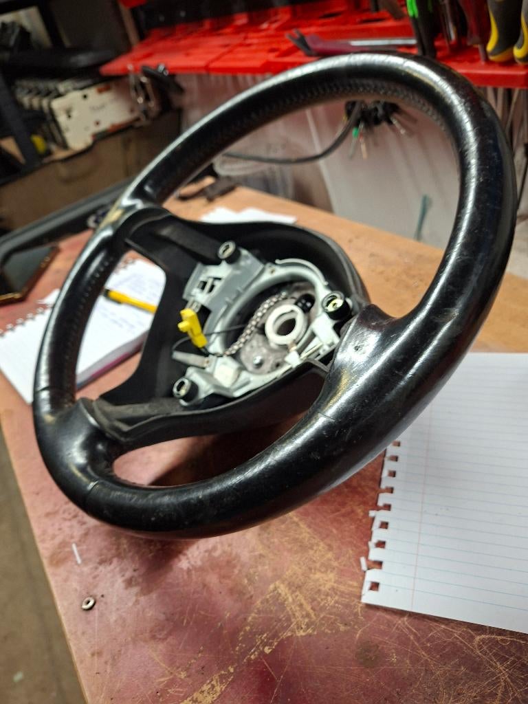Golf 3 leder stuur, Auto-onderdelen, Ophalen of Verzenden, Gebruikt, Volkswagen