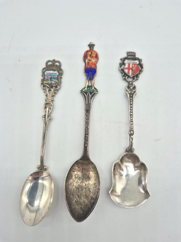 3 oude zilveren lepels, Verzenden