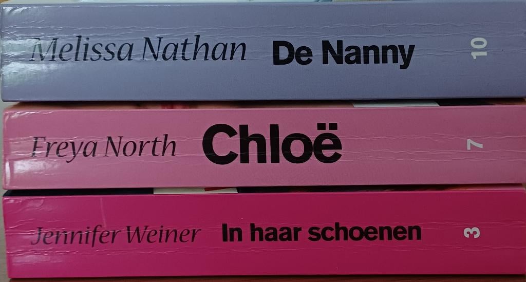 3x chicklit collection - De nanny - Chloe - In haar schoenen, Ophalen of Verzenden, Gelezen, Diverse auteurs