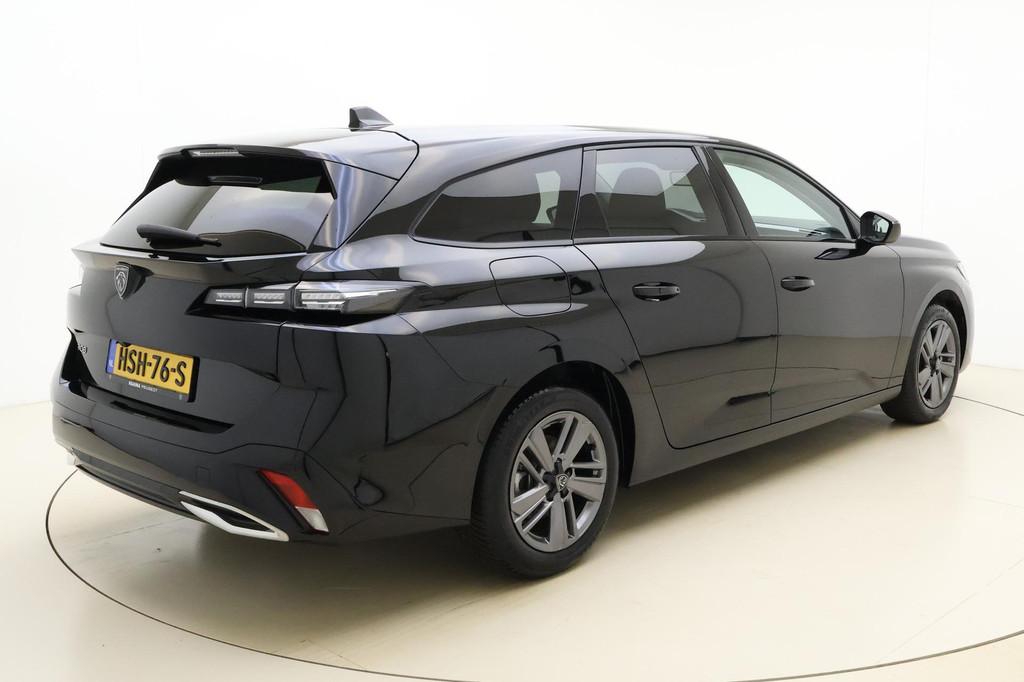 Peugeot 308 SW 1.2T 130pk Allure | AGR Stoel | Apple Carplay, 1199 cc, Leder en Stof, Zwart, Handgeschakeld