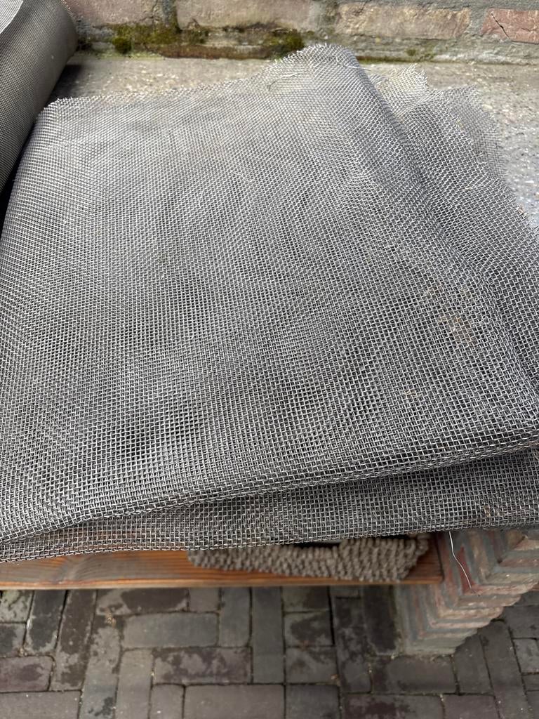 Fijnmazig rvs gaas, ideaal voor diverse toepassingen, Tuin en Terras, Gaas en Draad, Ophalen, Nieuw, Minder dan 10 meter, Gaas