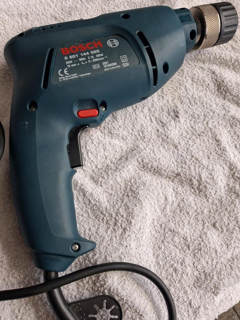 Bosch Variabele Boormachine 450W - ZGAN!, Doe-het-zelf en Verbouw, Gereedschap | Boormachines, Ophalen