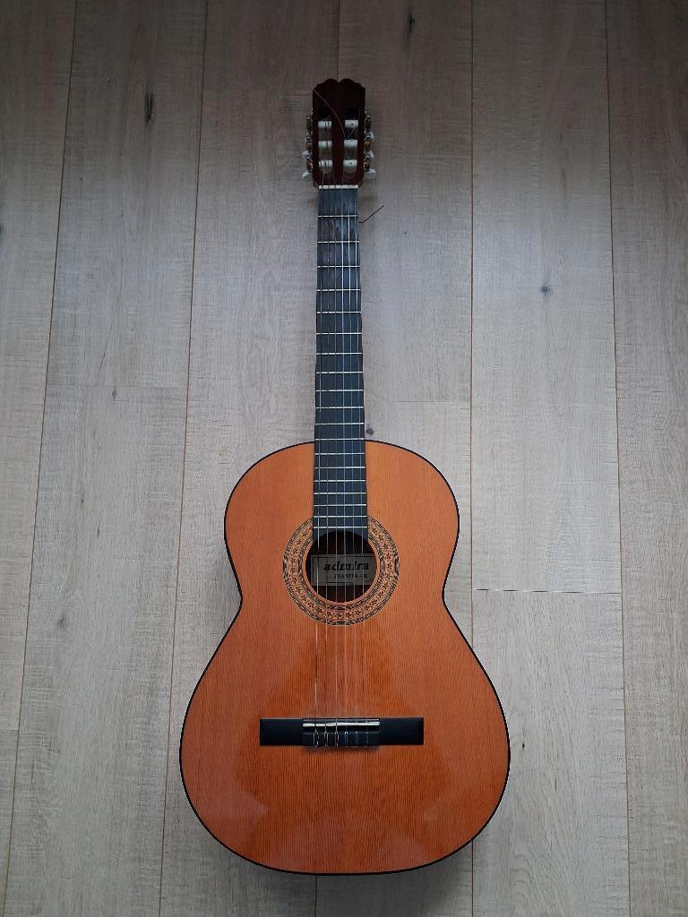 Spaans klassieke gitaar Admira Juanita E + Fishman Pick-up, Ophalen of Verzenden, Zo goed als nieuw, Klassieke of Spaanse gitaar
