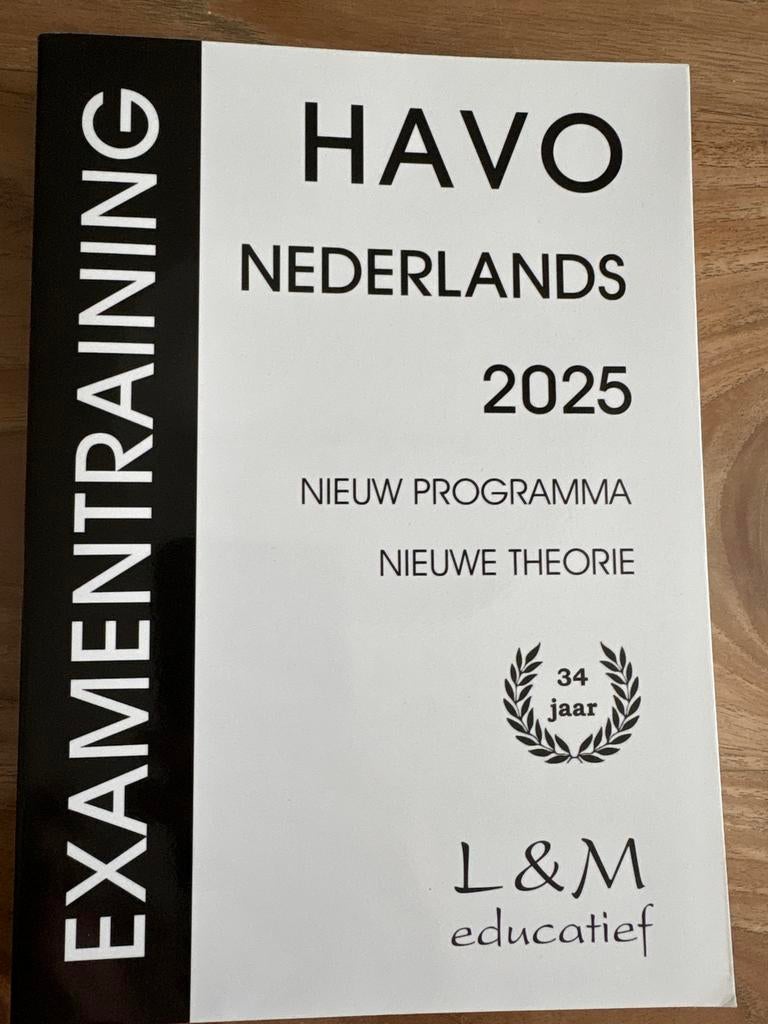 Examentraining Nederlands Havo 2025, Ophalen of Verzenden, Zo goed als nieuw, HAVO, Nederlands