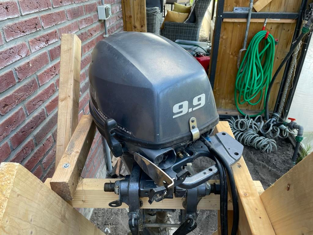 Yamaha 9.9 PK Buitenboordmotor 4 tact. Elektrisch gestart, Ophalen, 5 tot 10 pk, Viertaktmotor, Zo goed als nieuw