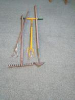 Tuin gereedschap set: hark, schoffel, cultivator, handhark, Ophalen