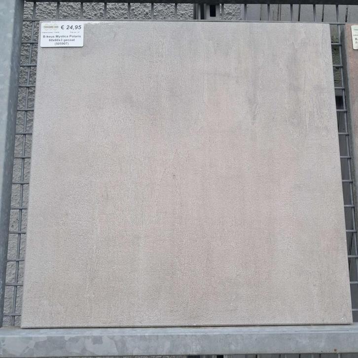 B-keus terrastegels 60x60 Mystica Polaris gecoat, Tuin en Terras, Tegels en Klinkers, Nieuw, Terrastegels, Beton, 10 m² of meer