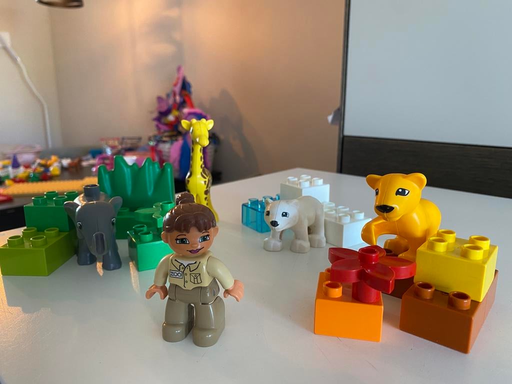 Duplo dierentuin 4962, Kinderen en Baby's, Speelgoed | Duplo en Lego, Ophalen of Verzenden, Zo goed als nieuw, Duplo