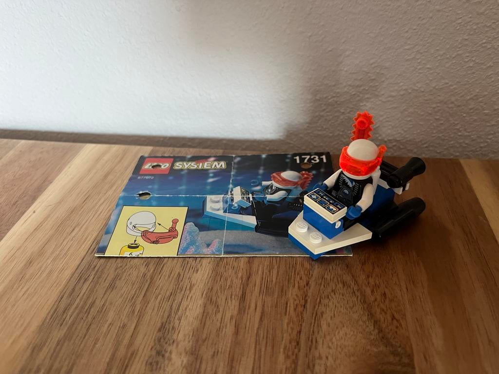 Lego System 1731 ice planet scooter compleet met boekje, Ophalen of Verzenden, Gebruikt, Complete set, Lego