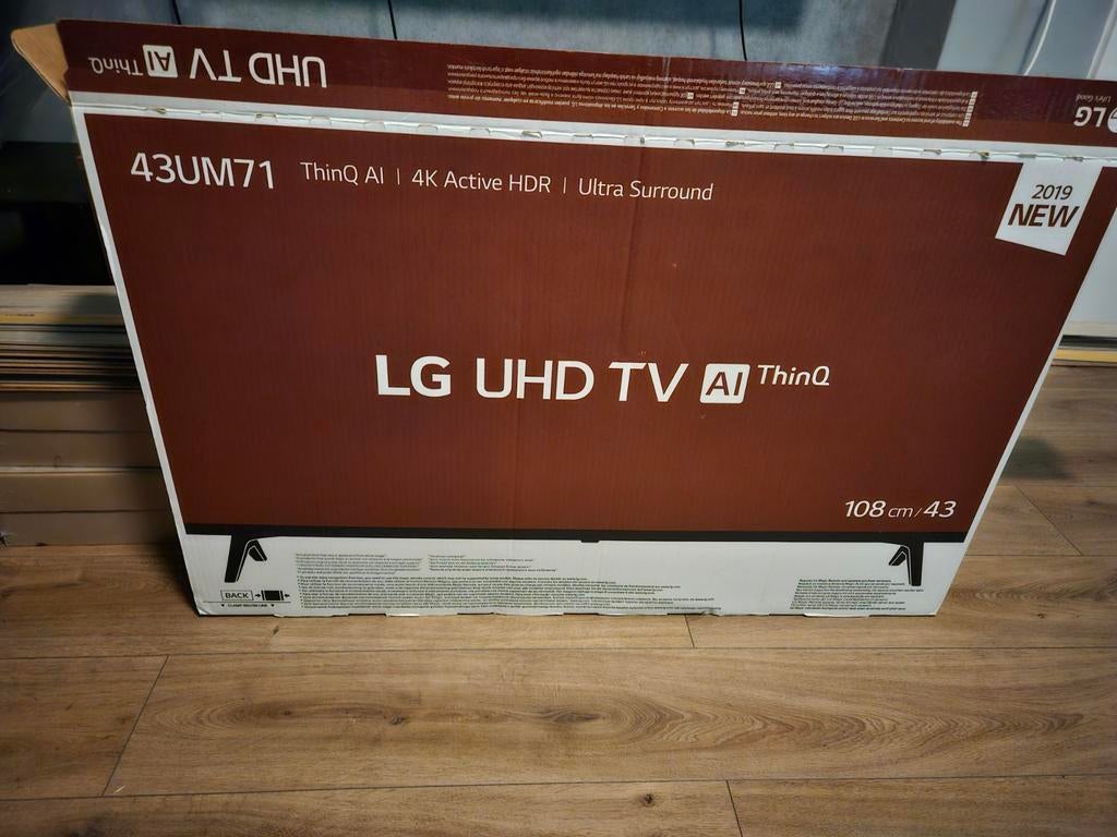 LG 43 inch 4K Smart AI TV (107cm), Ophalen, LED, 50 Hz, Zo goed als nieuw