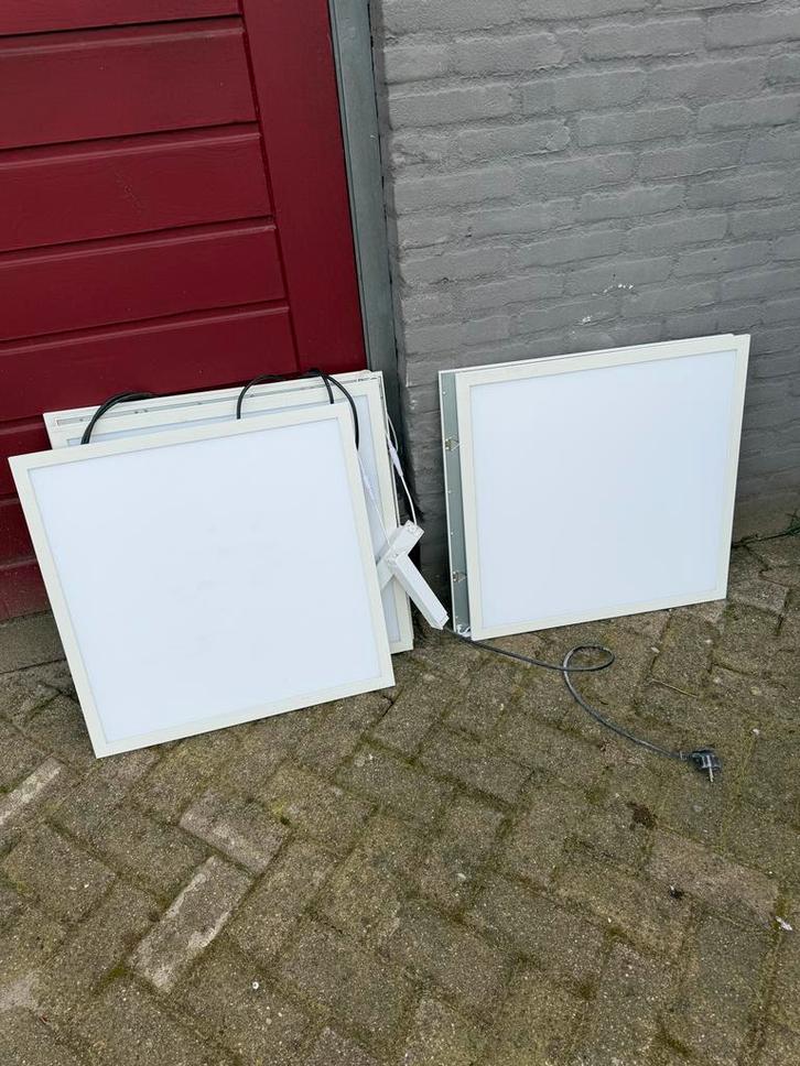 7x LED panelen systeem plafond met trafo's - Interlight Phil, Huis en Inrichting, Lampen | Overige, Gebruikt, Ophalen